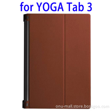 Karst Texture Flip Smart Leather Case for Lenovo YOGA Tab 3 10.1